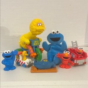 Sesame Street Playset Vintage and Modern